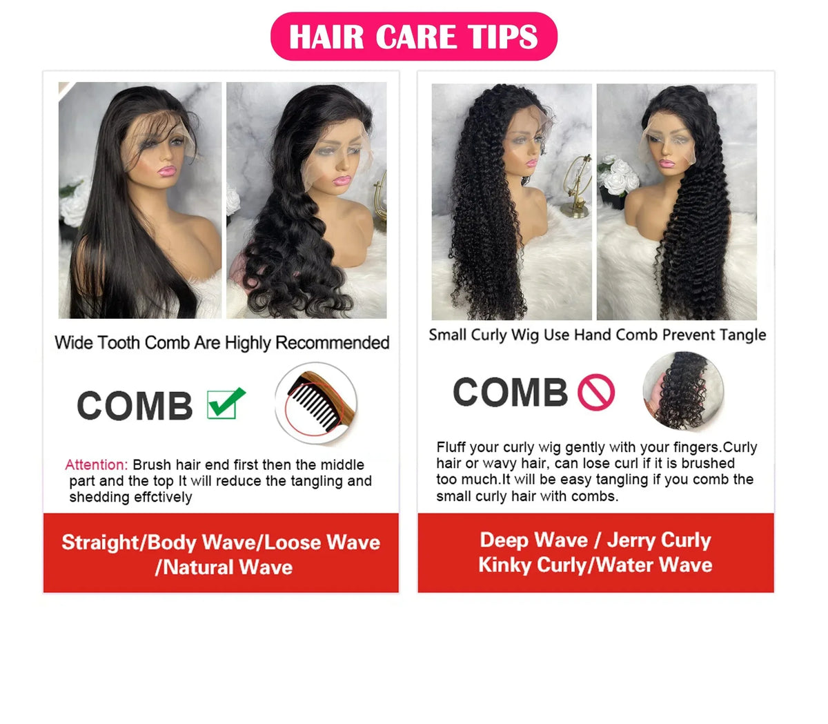 Water Deep Wave 13x6 13x4 Transparent HD Lace Front Curly ≥98% Human Hair Wig 360 Pre Plucked Lace Frontal Wigs For Black Women