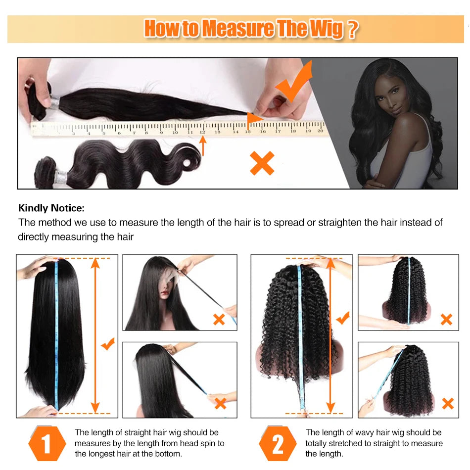 Deep Wave Wigs 13X4 HD Lace Front Human Hair Wig 42 Inch Long Curly Lace Front Human Hair Wig Pre Plucked Human Hair Wigs