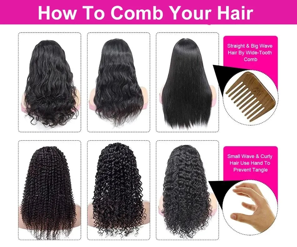 250 Density Chocolate Brown Deep Wave Human Hair Wig 30 38 Inch Transparent Lace Frontal Wigs 13x6 Lace Front Water Curly Wigs