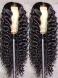 13x6 Lace Front Human Hair Wigs 40 42 Inch HD Loose Deep Wave Brazilian Curly Water Wavy 13x4 Lace Frontal Wigs For Women 250%