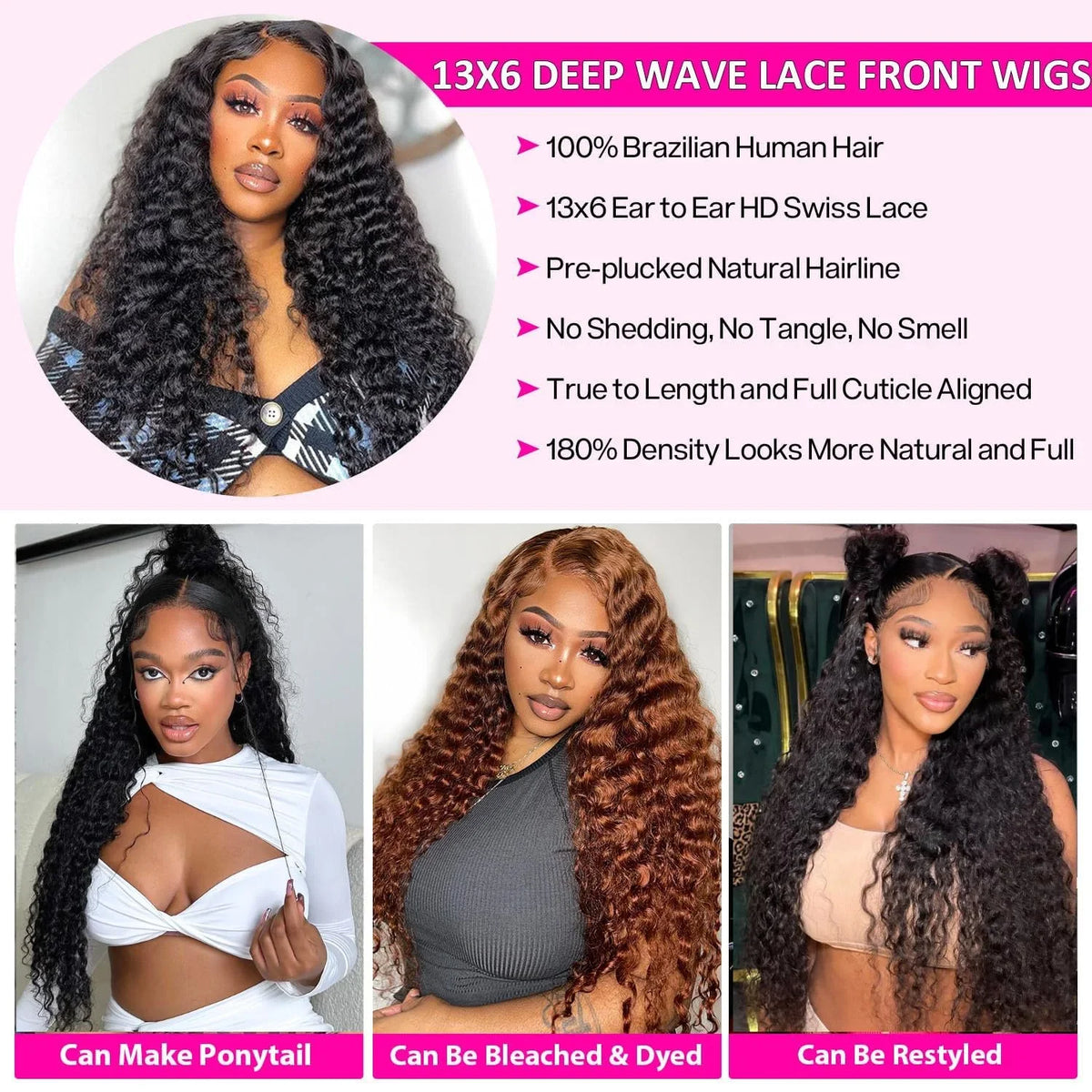 13x6 Hd Glueless Wear And Go Water Wave Wig Human Hair For Women 7x5 Frontal Curly Lace Front Wigs On Clearance Sale 250 Density