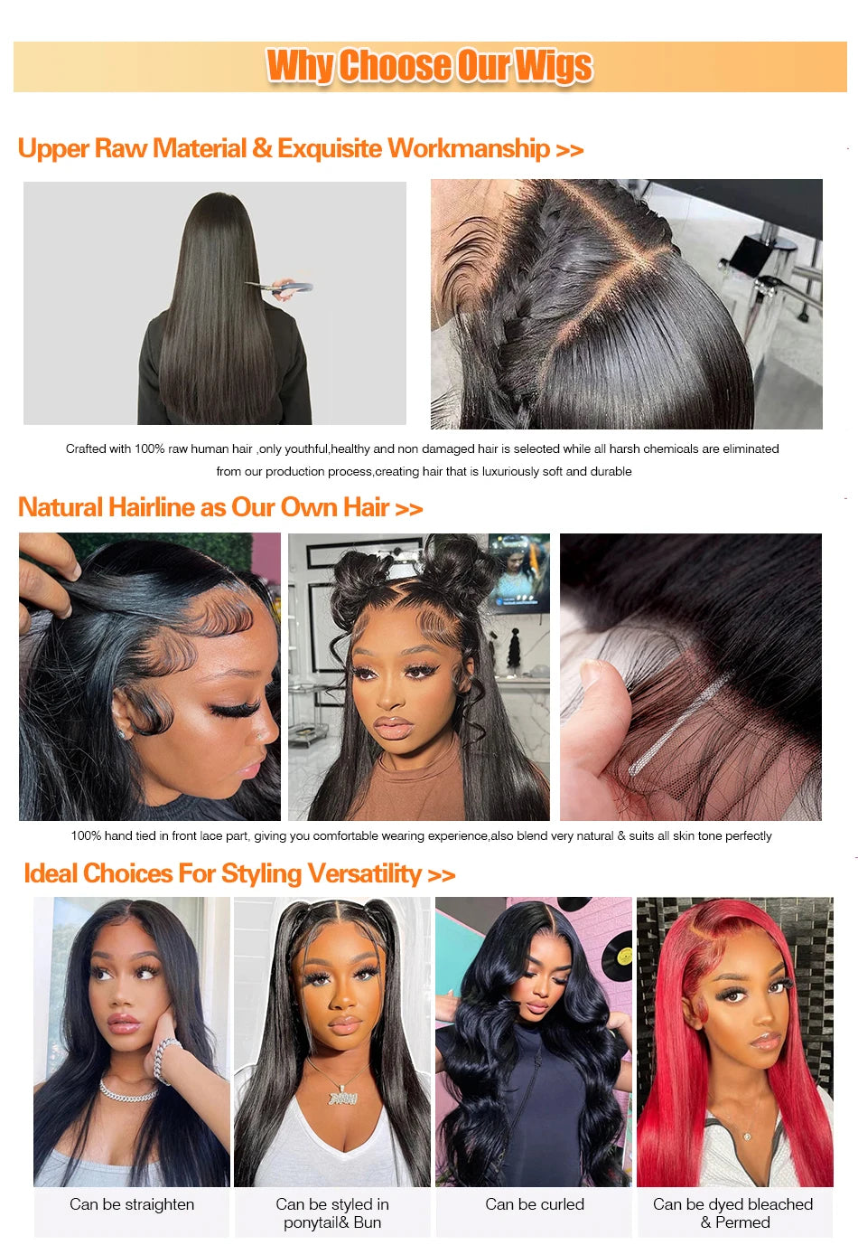 Deep Wave Wigs 13X4 HD Lace Front Human Hair Wig Curly Lace Front Human Hair Wig Pre Plucked Human Hair Wigs Long Human Hair Wig
