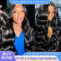 200% Real Density Body Wave ≥98% Human Hair Wigs 13x6 Hd Transparent Lace Front Wig 13x4 360 Lace Frontal Wig For Women 30 Inch