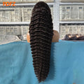 Deep Wave Wigs 13X4 HD Lace Front Human Hair Wig 42 Inch Long Curly Lace Front Human Hair Wig Pre Plucked Human Hair Wigs