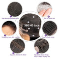 38 40 Inch Deep Wave 13x6 5x5 Lace Front Human Hair Wigs 200% Density Remy 360 Full Lace Frontal Wig Pre Plucked For Black Women